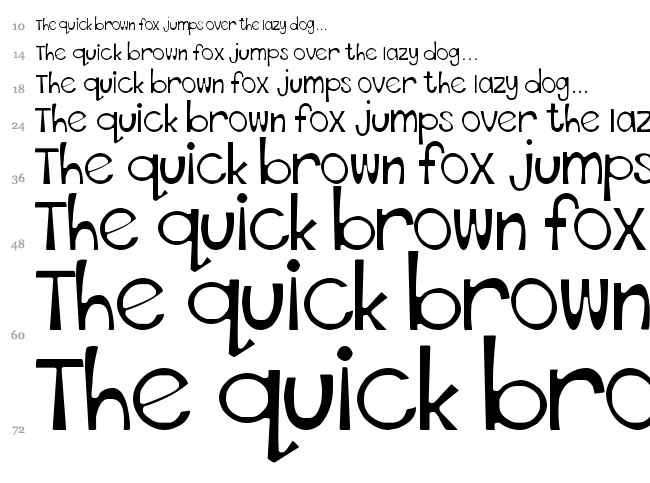 This Font is Stressed font waterfall